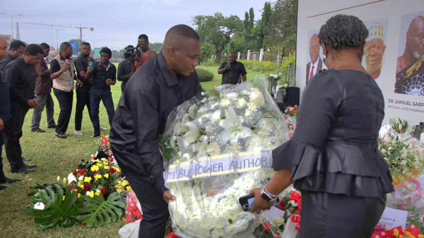 Bui Power Authority Pays Tribute to the Departed Eight